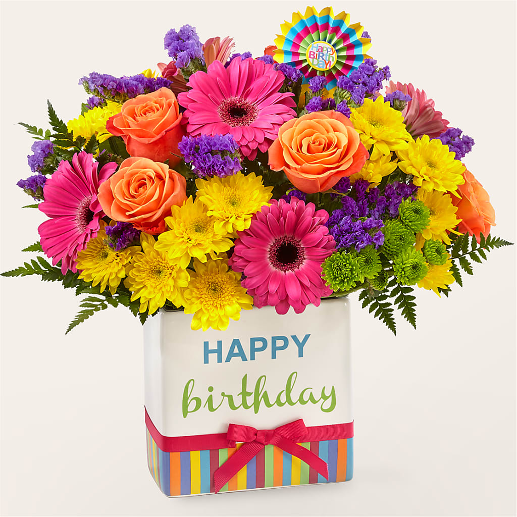 Birthday Brights Bouquet – WOYSHNER'S FLOWER SHOP, Lackawanna NY