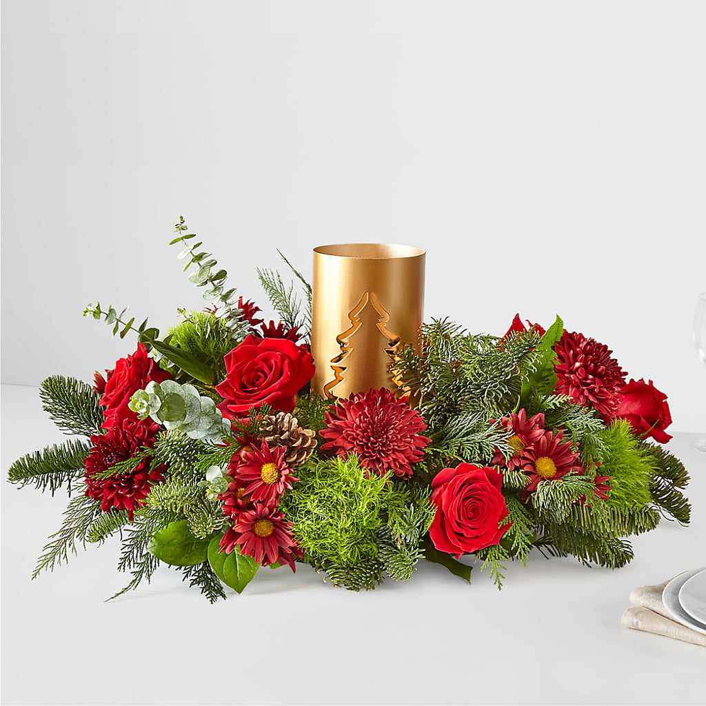 Toast the Season Centerpiece – WOYSHNER'S FLOWER SHOP, Lackawanna NY