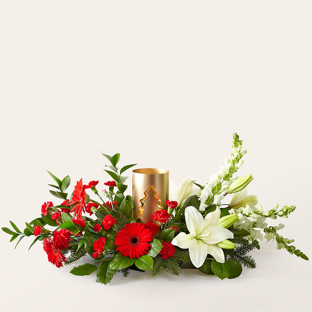 Mingle & Jingle Centerpiece – WOYSHNER'S FLOWER SHOP, Lackawanna NY