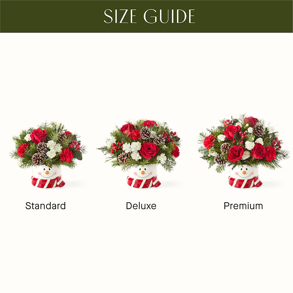 Jolly Snowman Bouquet – WOYSHNER'S FLOWER SHOP, Lackawanna NY