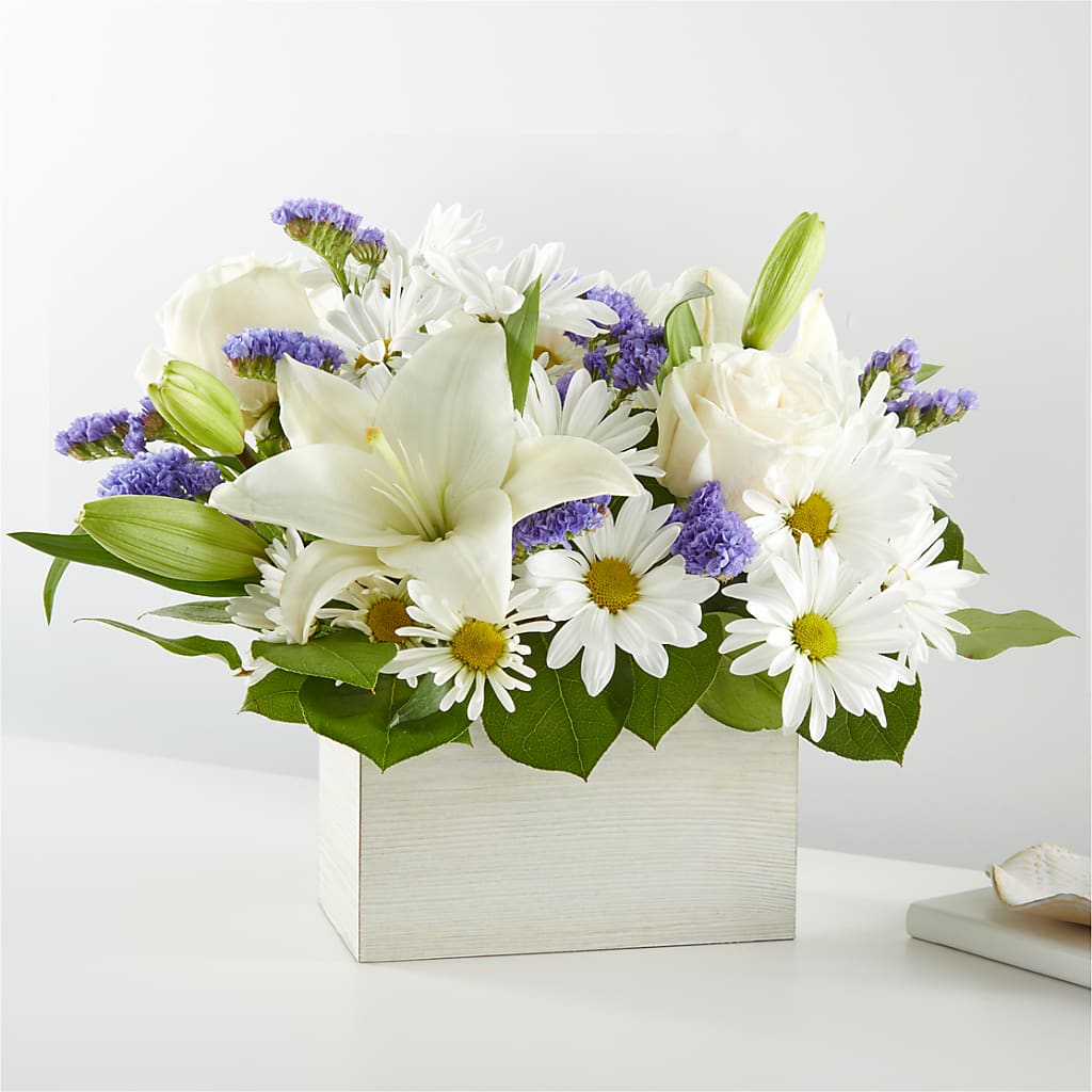 Beyond Blue Box Bouquet – WOYSHNER'S FLOWER SHOP, Lackawanna NY