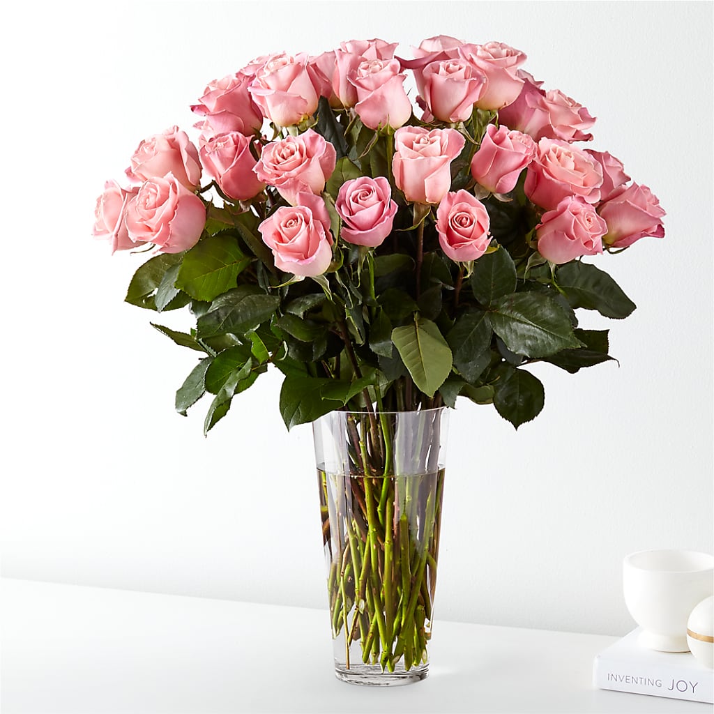 Long Stem Pink Rose Bouquet – WOYSHNER'S FLOWER SHOP, Lackawanna NY