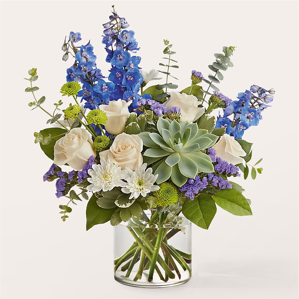 Cerulean Waves Bouquet – WOYSHNER'S FLOWER SHOP, Lackawanna NY