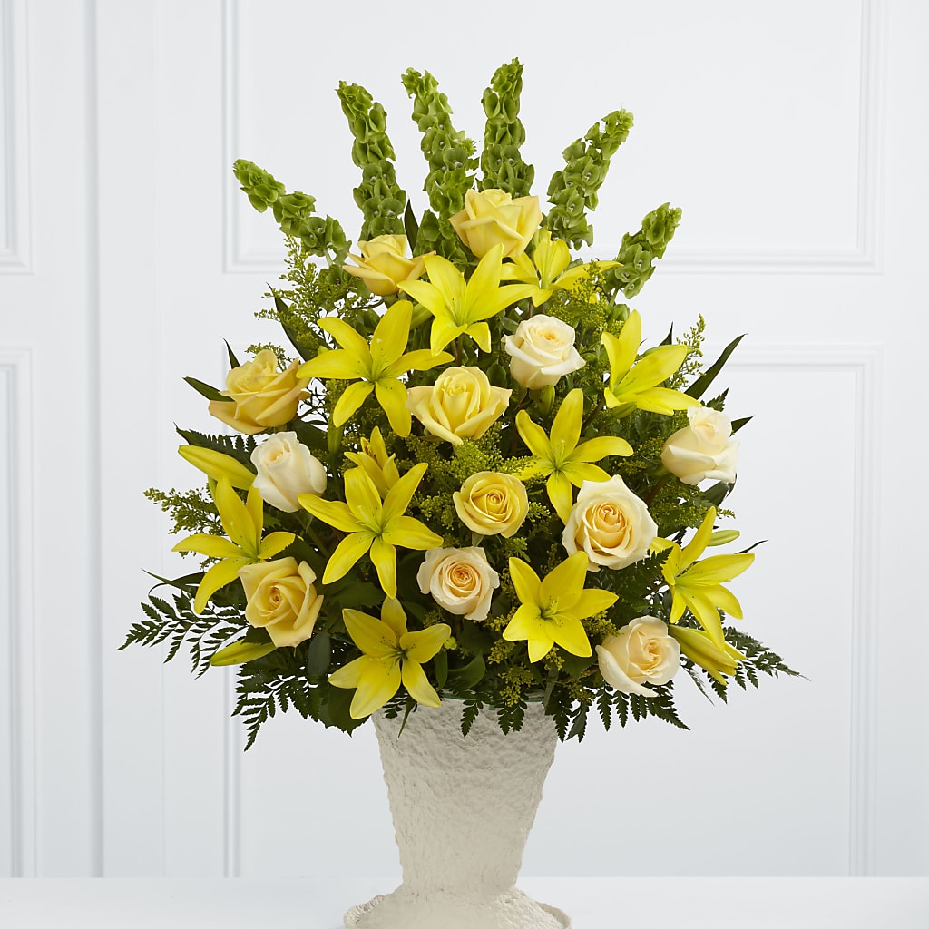 Golden Memories Arrangement – WOYSHNER'S FLOWER SHOP, Lackawanna NY