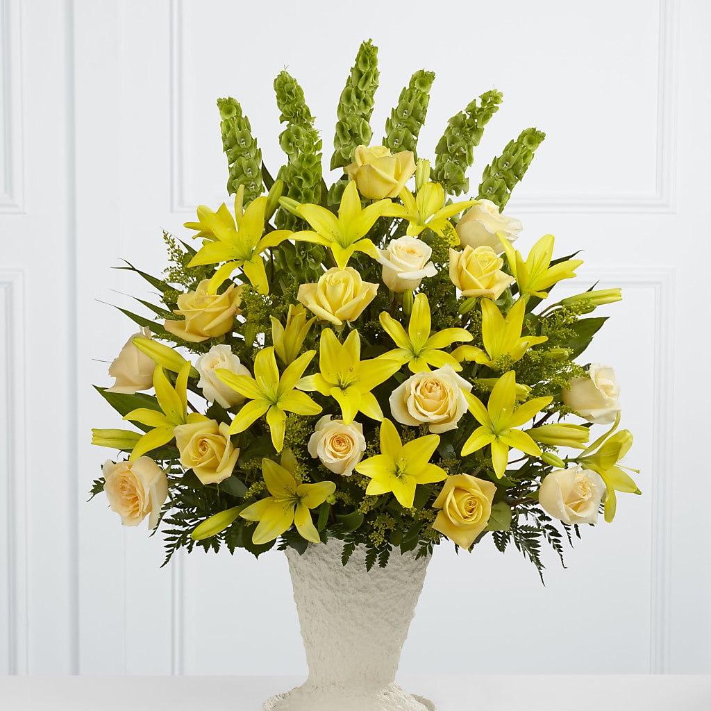 Golden Memories Arrangement – WOYSHNER'S FLOWER SHOP, Lackawanna NY