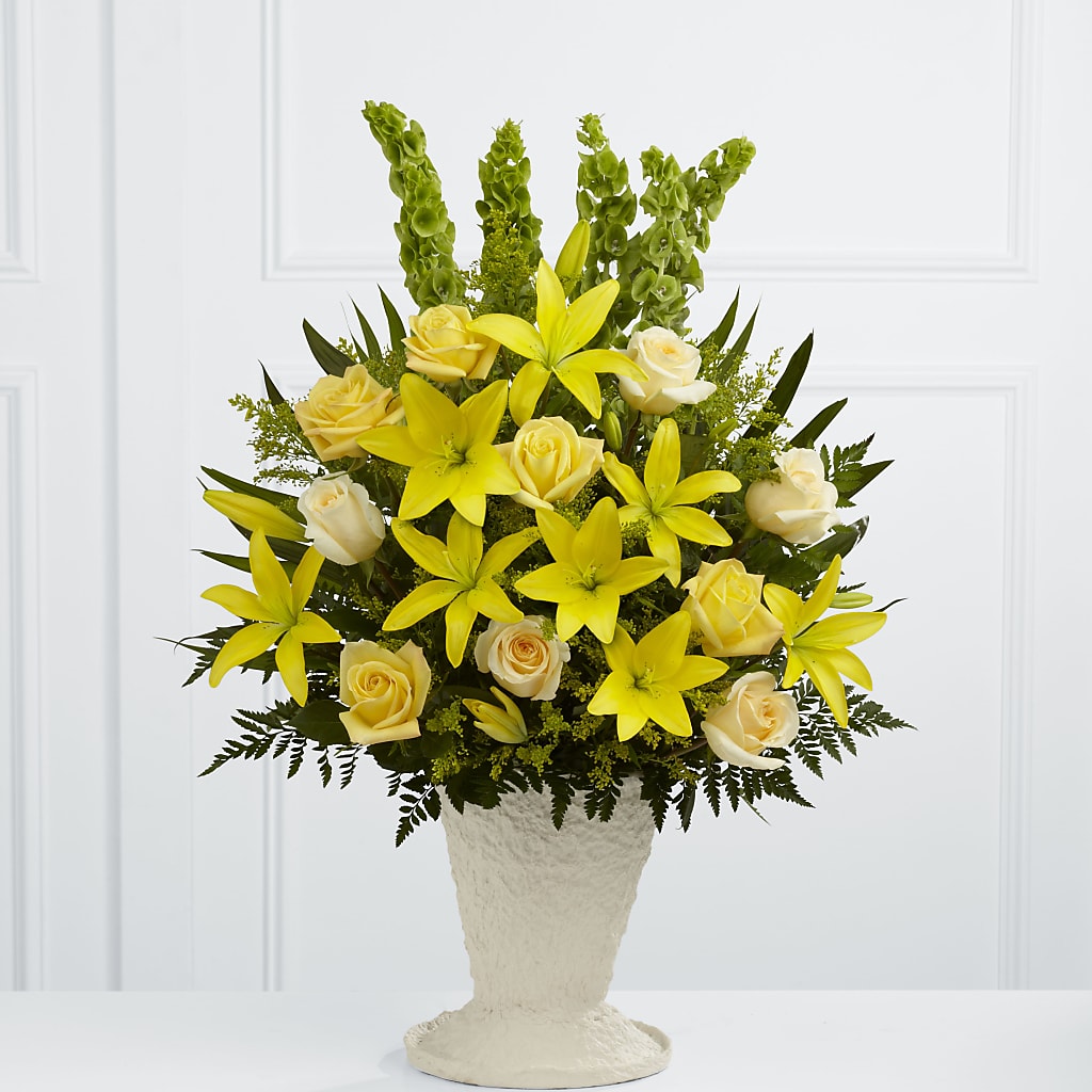 Golden Memories Arrangement – WOYSHNER'S FLOWER SHOP, Lackawanna NY
