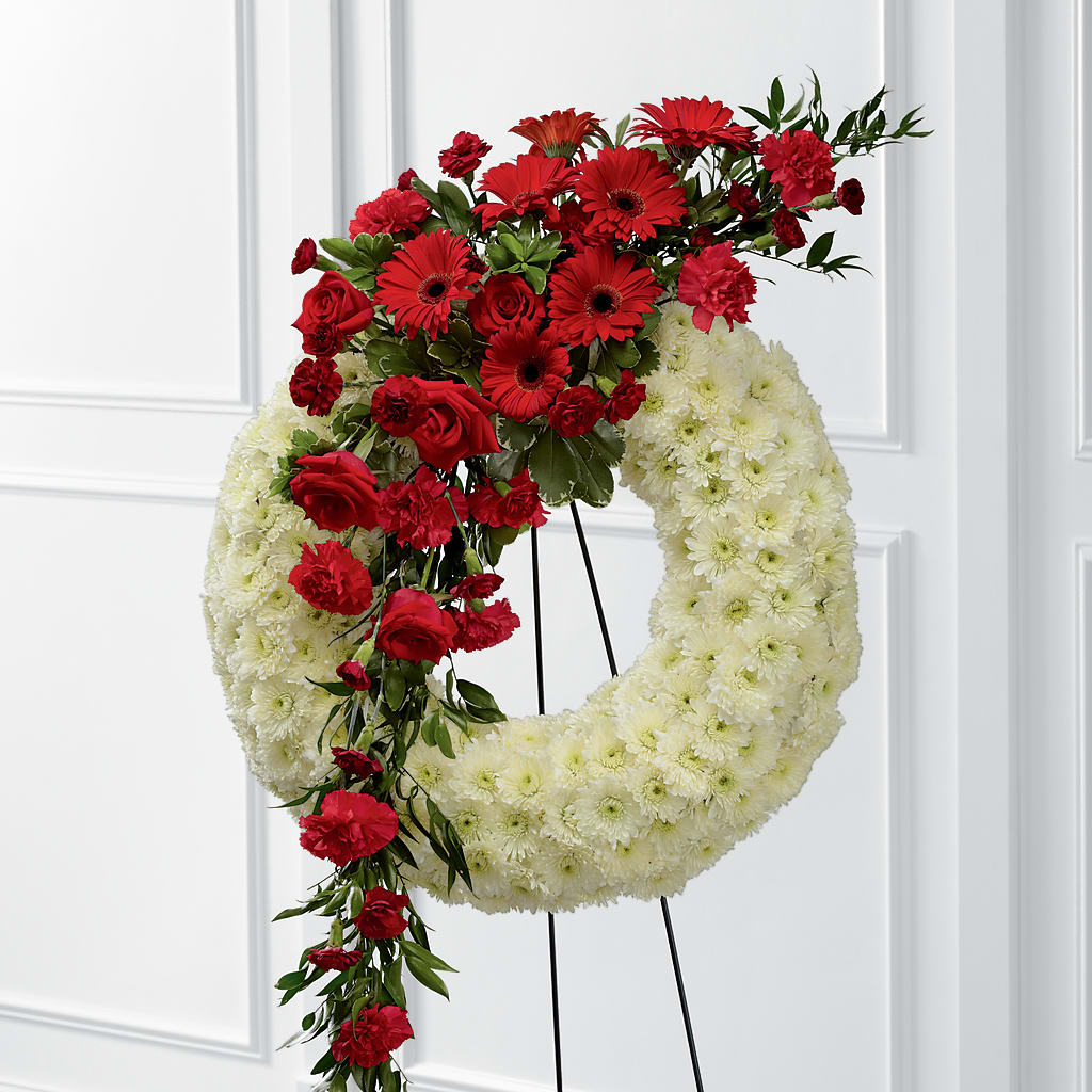 Graceful Tribute Wreath – WOYSHNER'S FLOWER SHOP, Lackawanna NY
