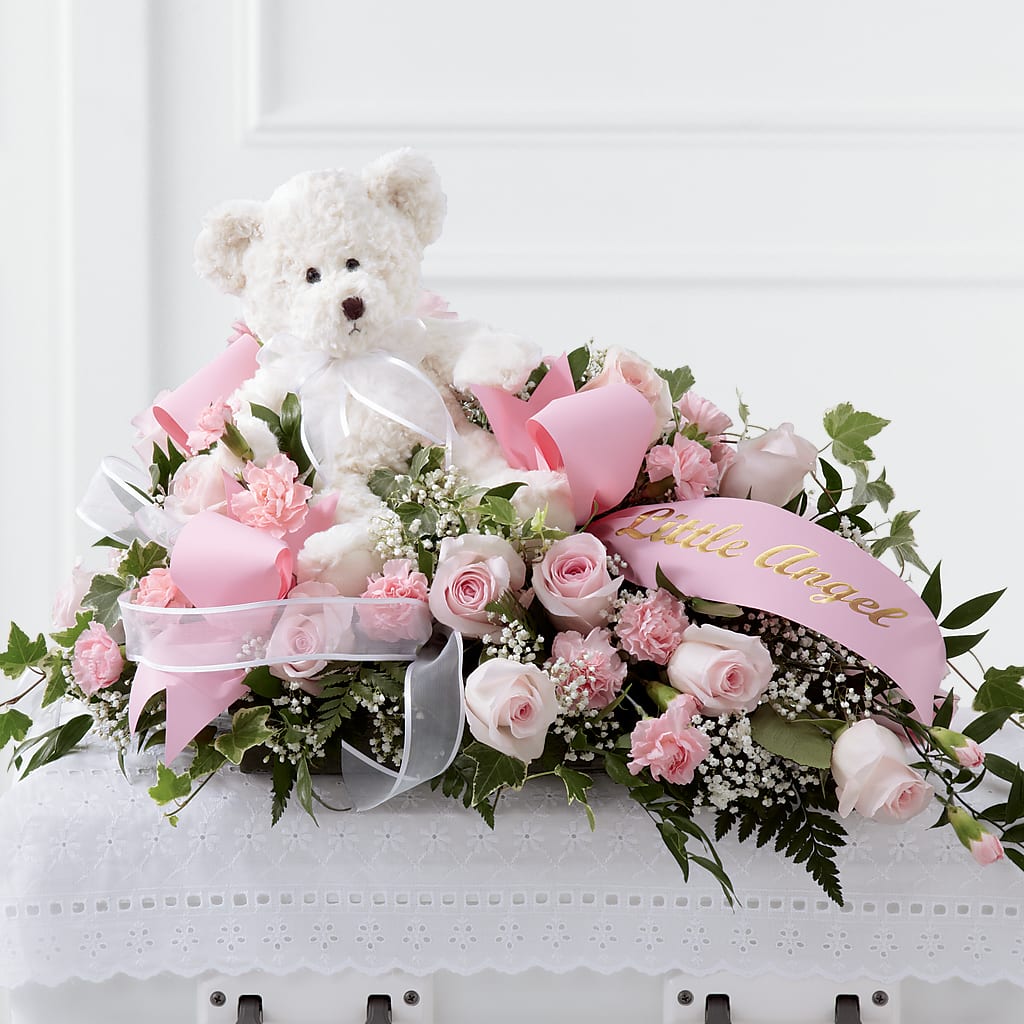 Touch of Sympathy Casket Spray – WOYSHNER'S FLOWER SHOP, Lackawanna NY