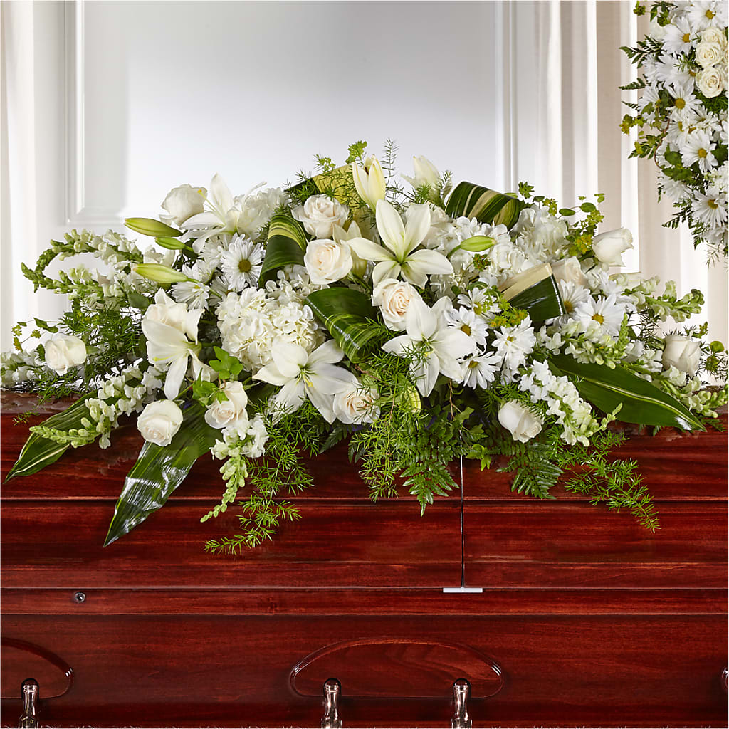 Abundance Casket Spray – WOYSHNER'S FLOWER SHOP, Lackawanna NY