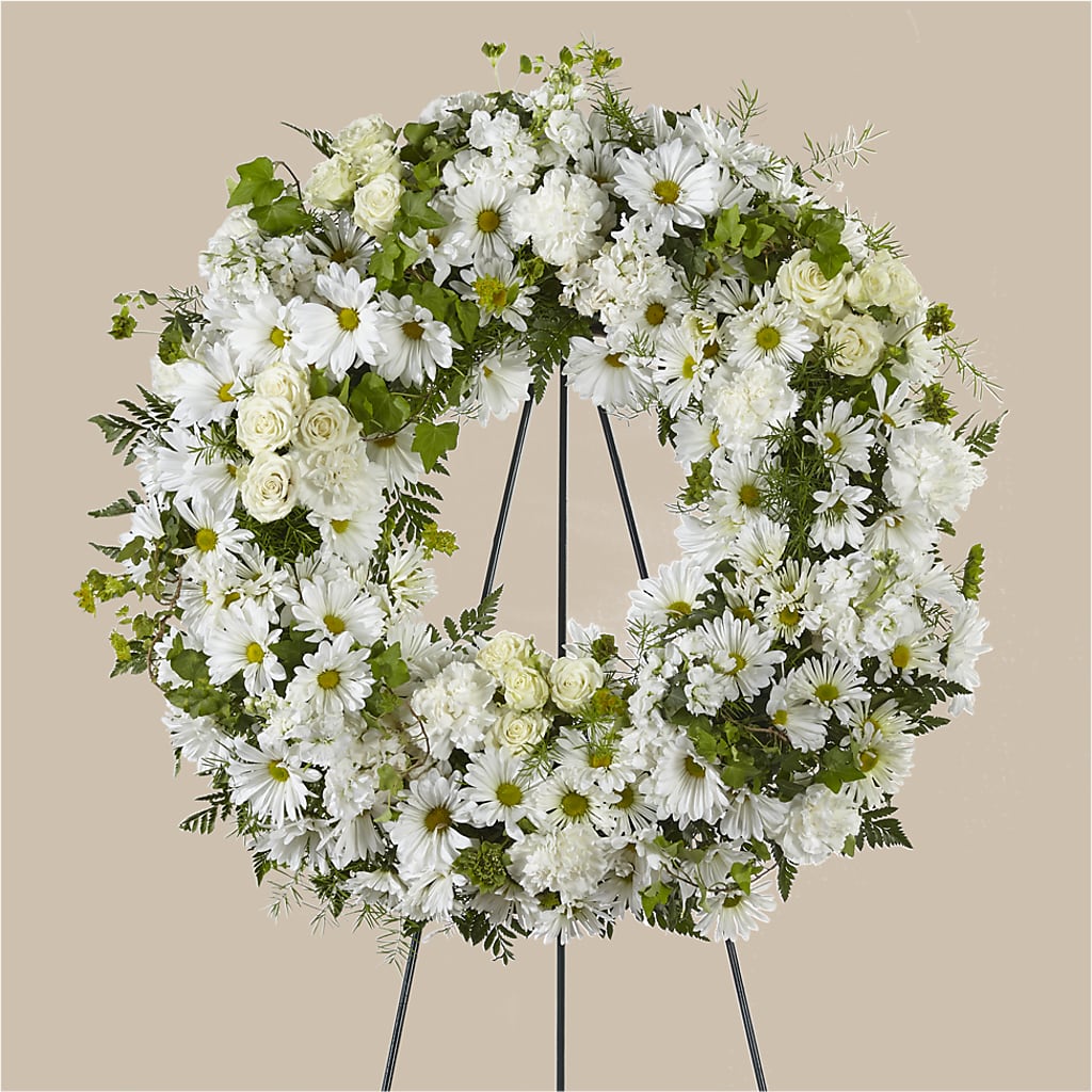 Faithful Wishes Wreath – WOYSHNER'S FLOWER SHOP, Lackawanna NY