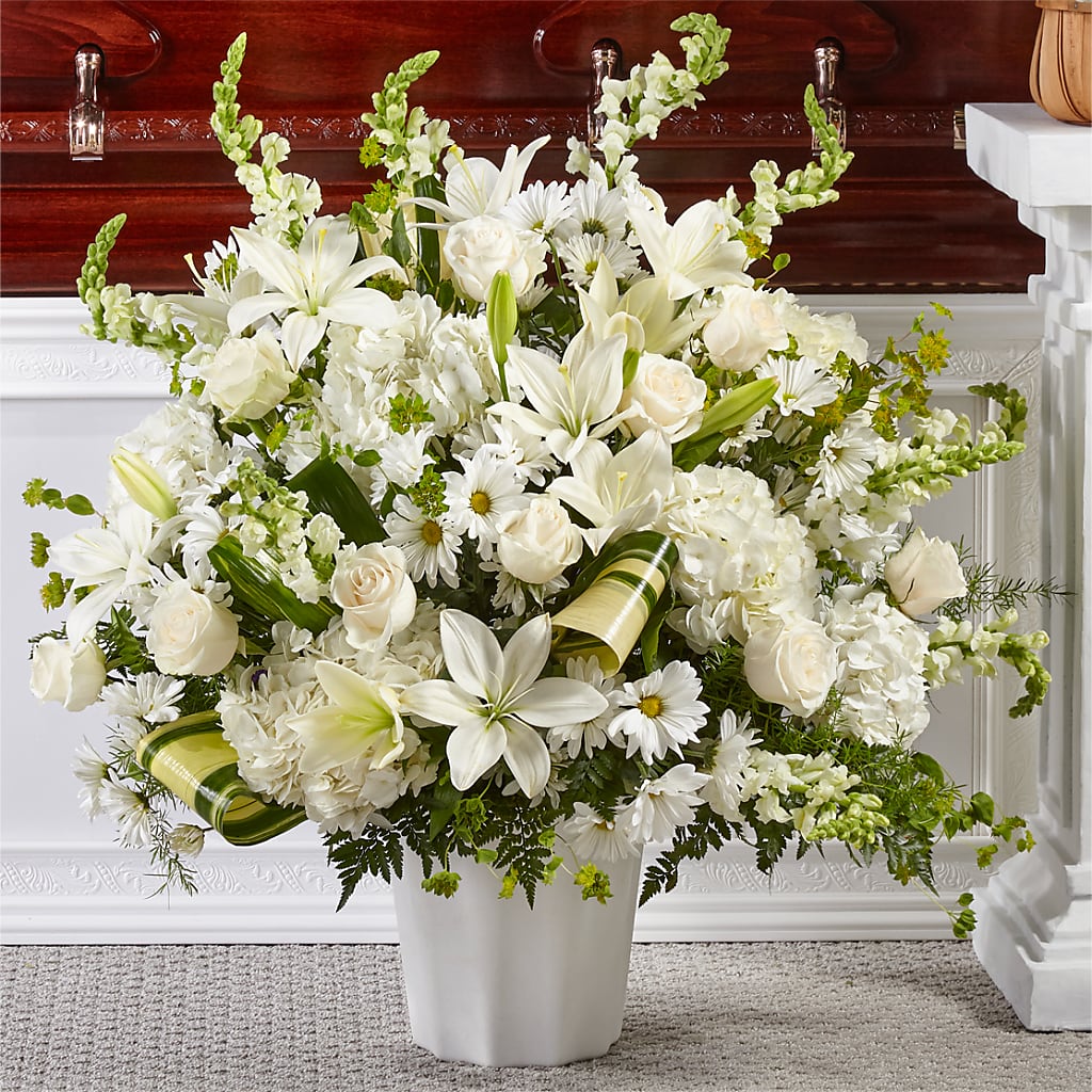 Thoughts of Tranquility Floor Basket – WOYSHNER'S FLOWER SHOP, Lackawanna NY