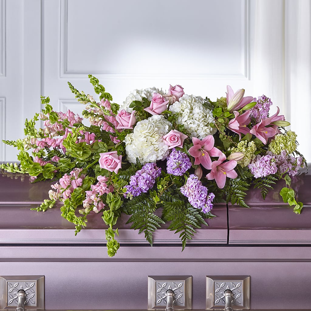 Life's Gratitude Casket Spray – WOYSHNER'S FLOWER SHOP, Lackawanna NY