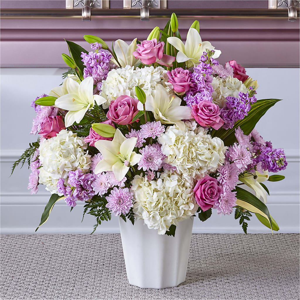 Heaven Sent Floor Basket – WOYSHNER'S FLOWER SHOP, Lackawanna NY