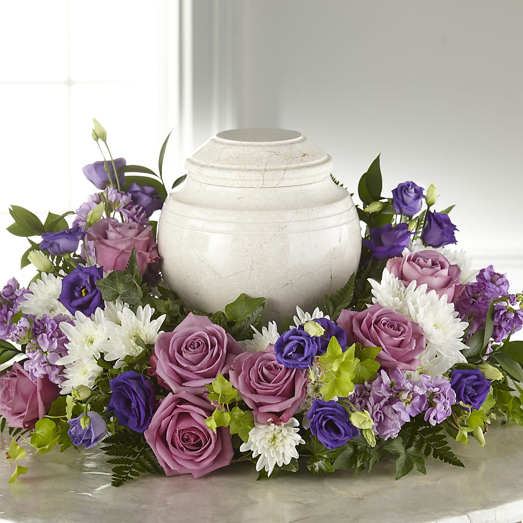 Blooming Sympathy Cremation Adornment – WOYSHNER'S FLOWER SHOP, Lackawanna NY