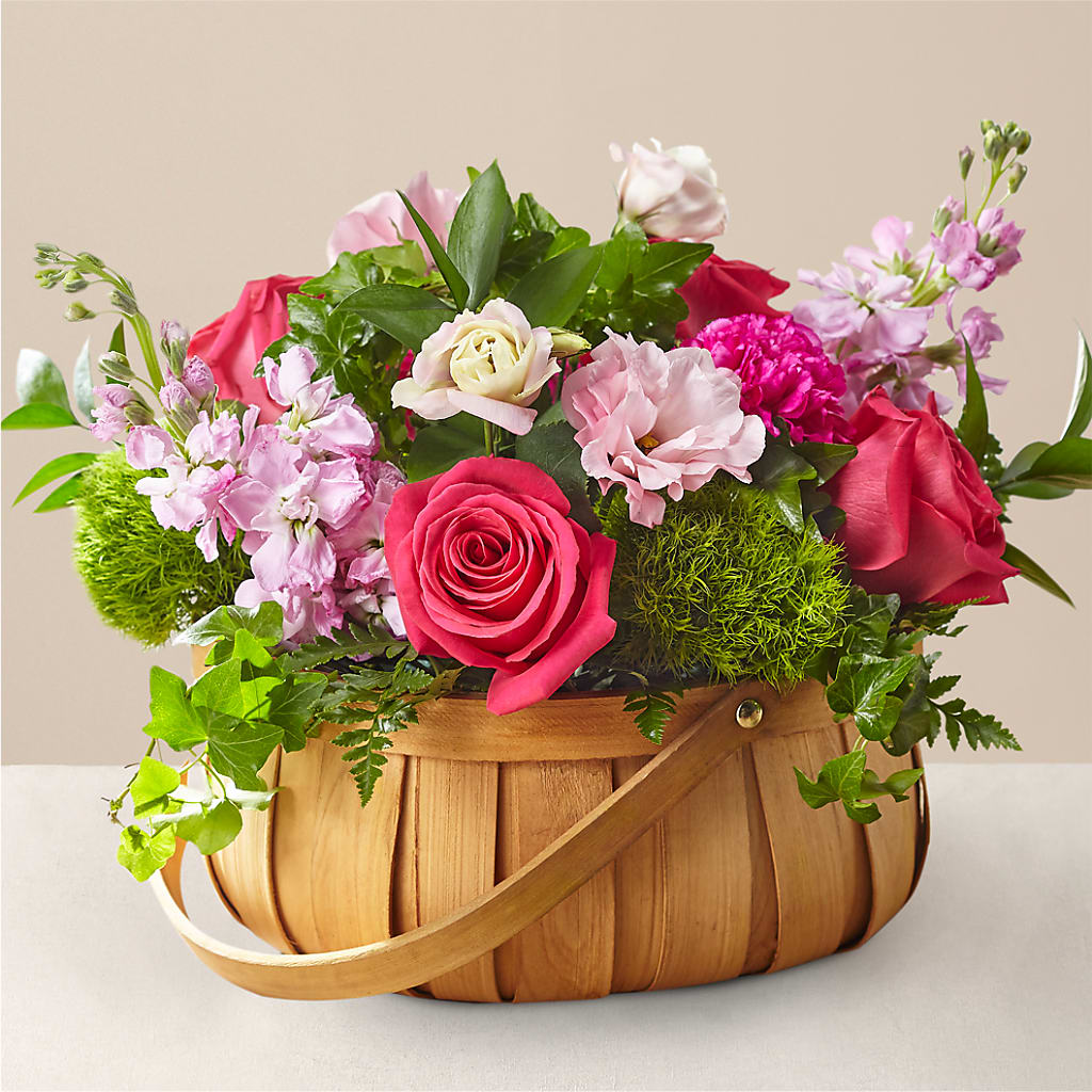 Radiance in Bloom Basket – WOYSHNER'S FLOWER SHOP, Lackawanna NY
