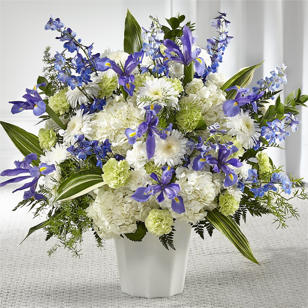 Soft Serenity Floor Basket – WOYSHNER'S FLOWER SHOP, Lackawanna NY