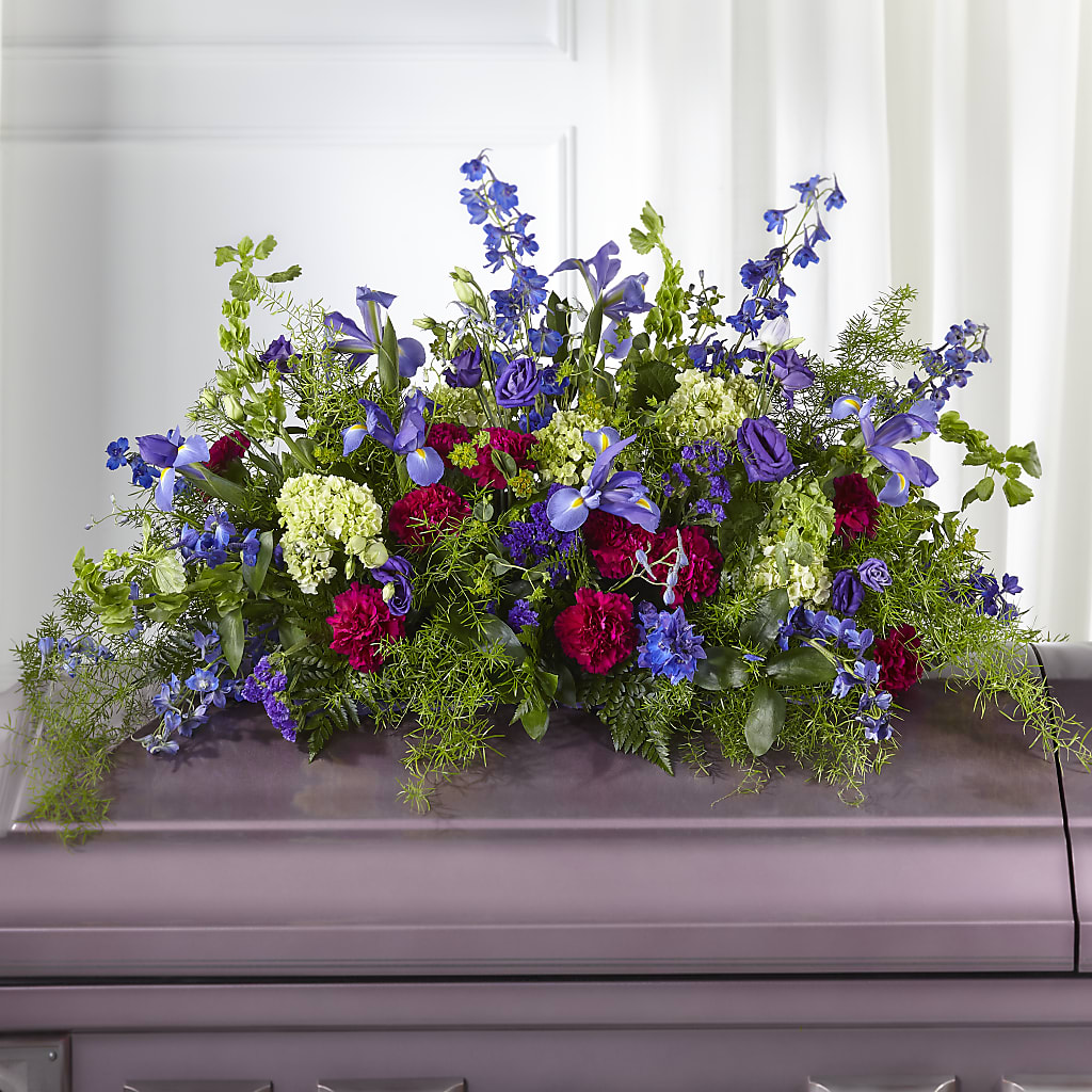 Always Treasured Casket Spray – WOYSHNER'S FLOWER SHOP, Lackawanna NY