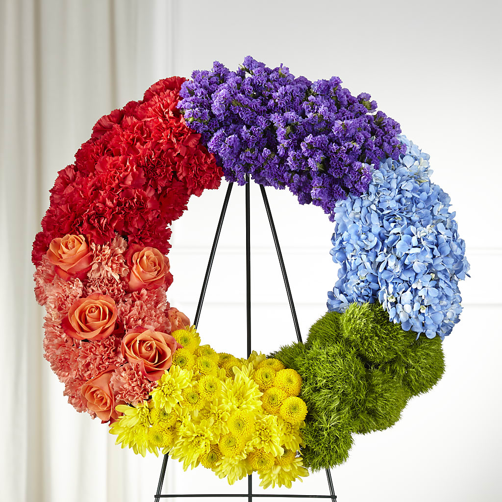 Circle of Love Wreath – WOYSHNER'S FLOWER SHOP, Lackawanna NY