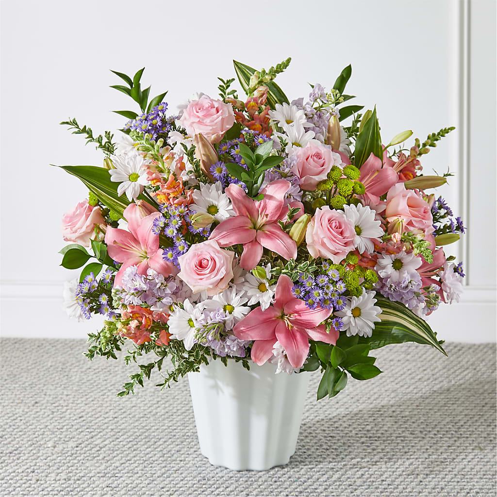 Abundant Compassion Floor Basket – WOYSHNER'S FLOWER SHOP, Lackawanna NY