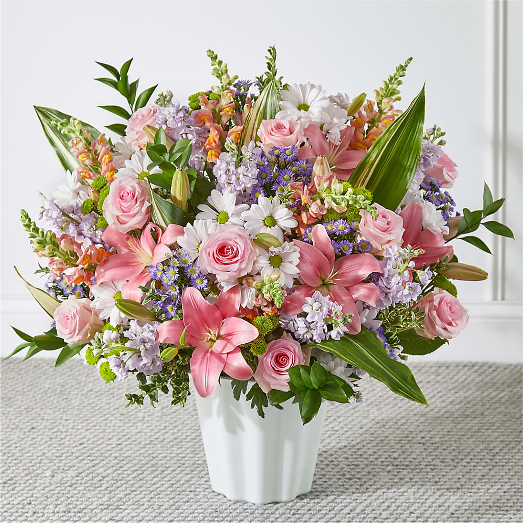 Abundant Compassion Floor Basket – WOYSHNER'S FLOWER SHOP, Lackawanna NY