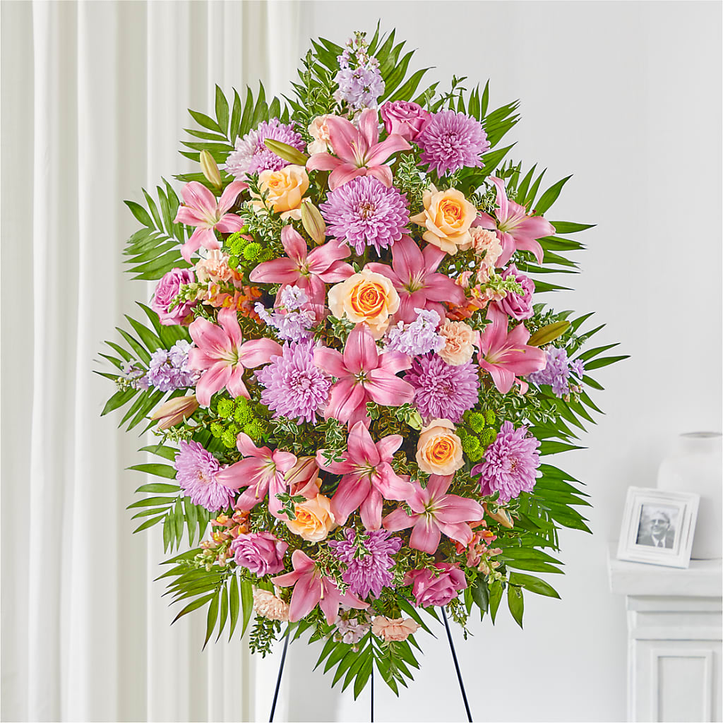 Love & Light Standing Spray – WOYSHNER'S FLOWER SHOP, Lackawanna NY