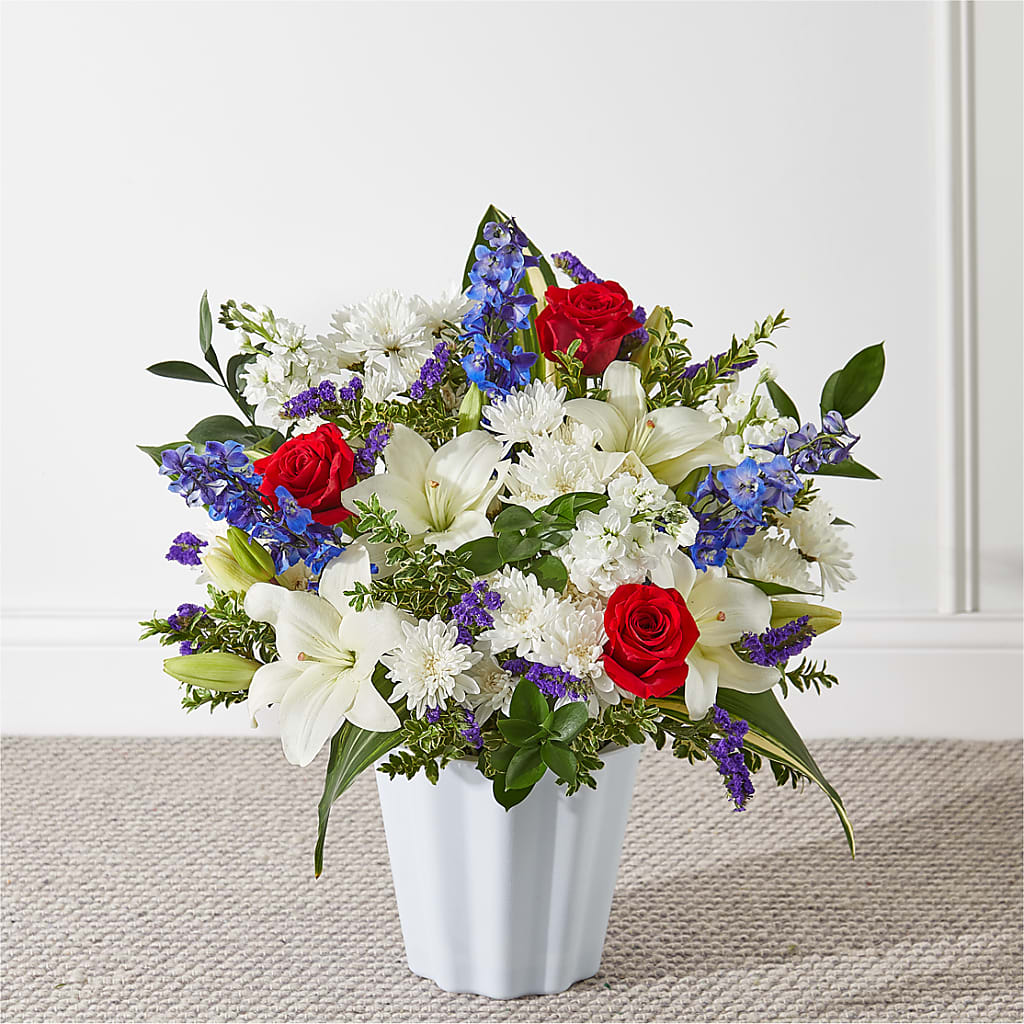 Consoled Floor Basket – WOYSHNER'S FLOWER SHOP, Lackawanna NY