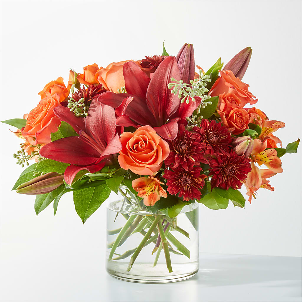 Crimson Leaves Bouquet – WOYSHNER'S FLOWER SHOP, Lackawanna NY