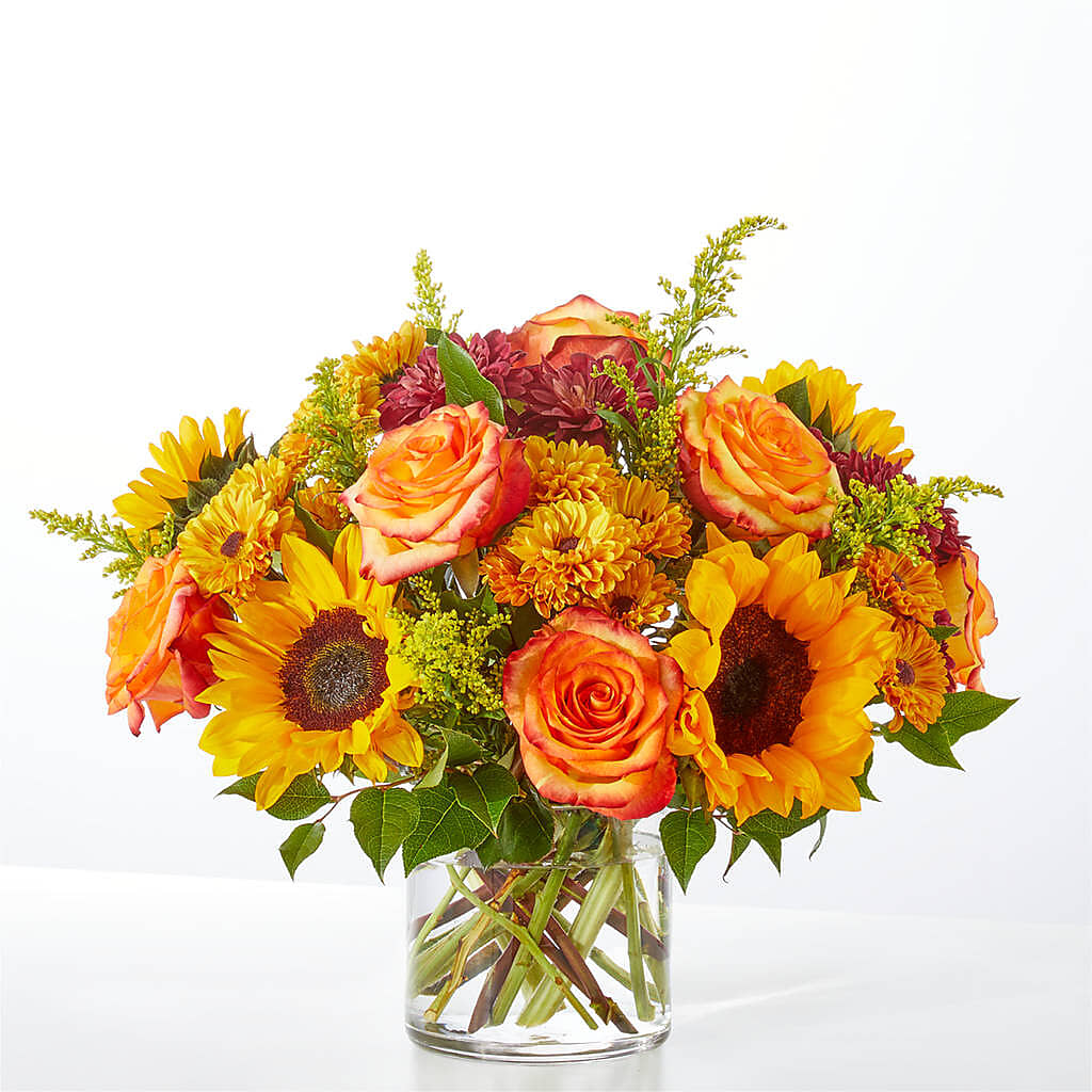 Flannel Scarf Bouquet – WOYSHNER'S FLOWER SHOP, Lackawanna NY