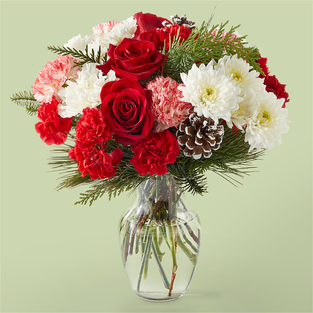 Candy Cane Lane Bouquet – WOYSHNER'S FLOWER SHOP, Lackawanna NY