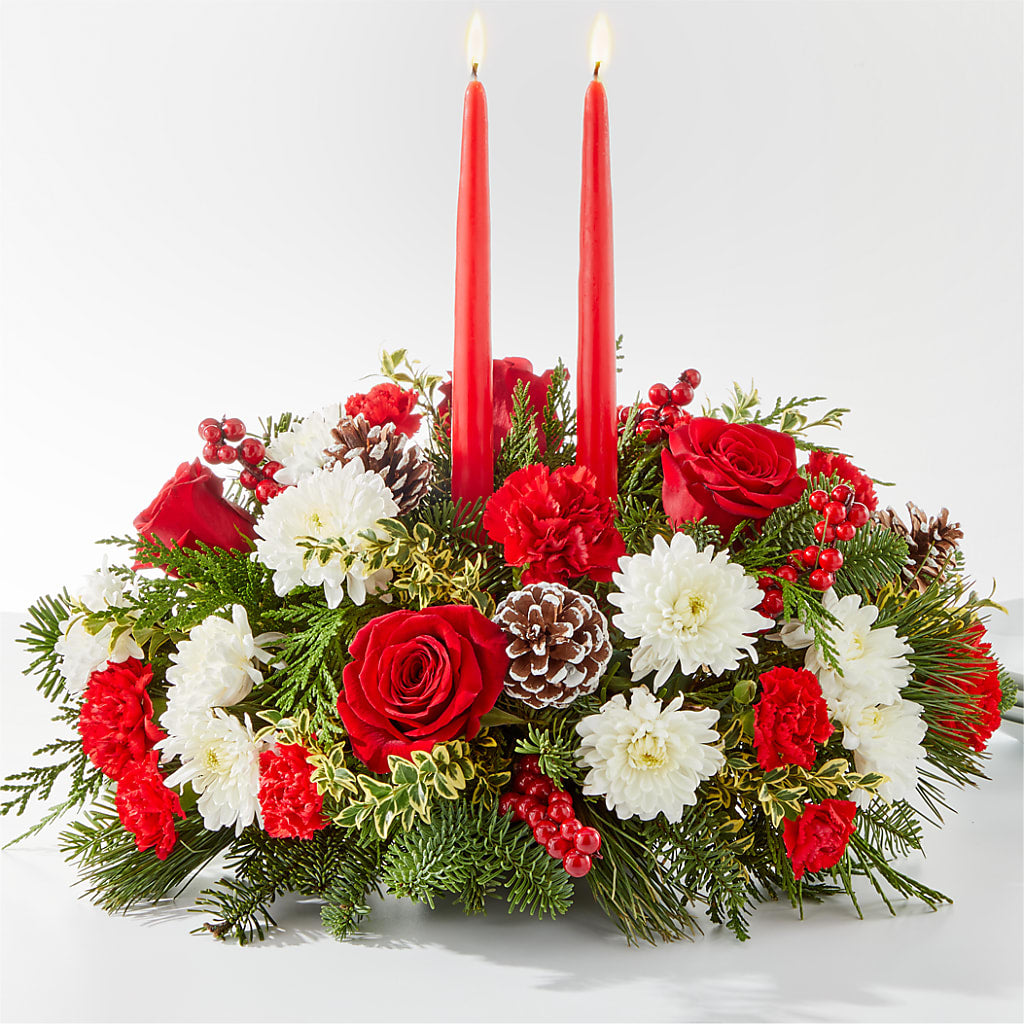Holiday Soiree Centerpiece – WOYSHNER'S FLOWER SHOP, Lackawanna NY