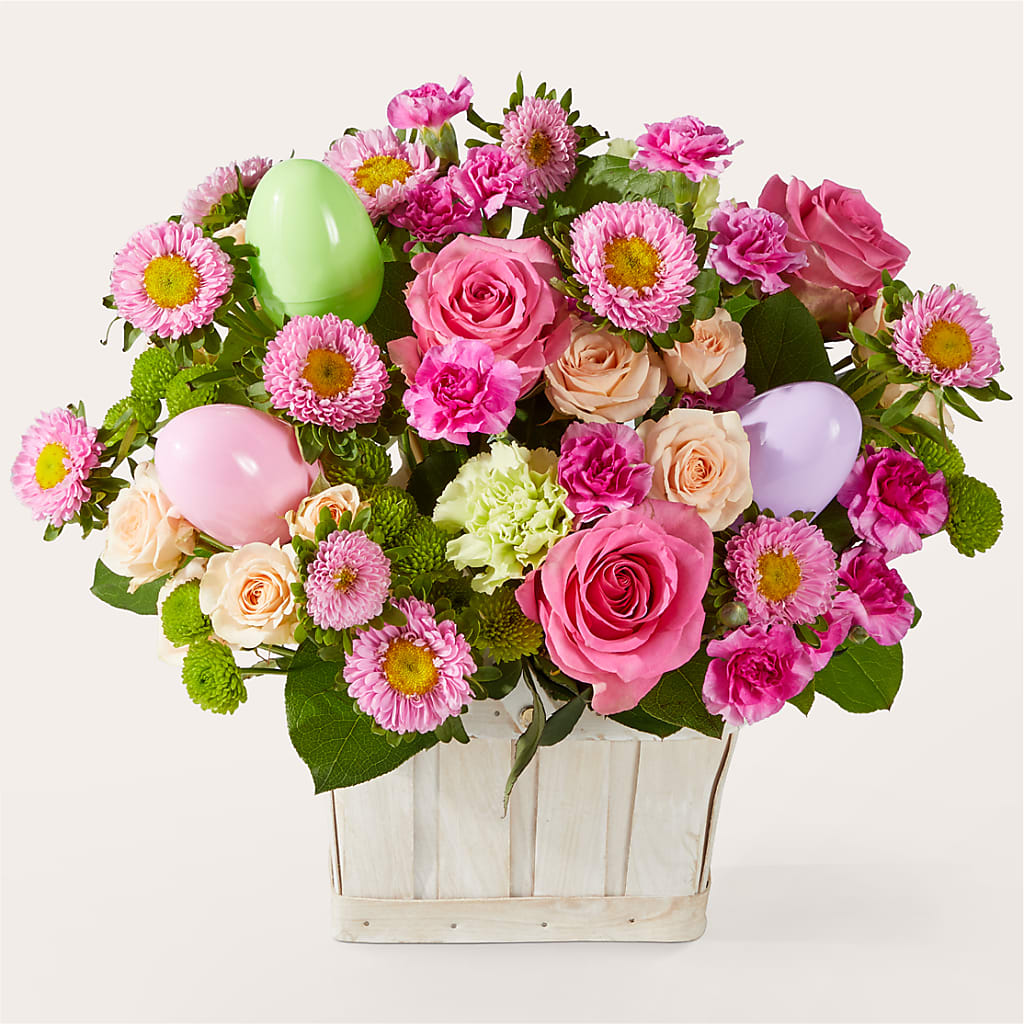 Get Eggcited Basket – WOYSHNER'S FLOWER SHOP, Lackawanna NY