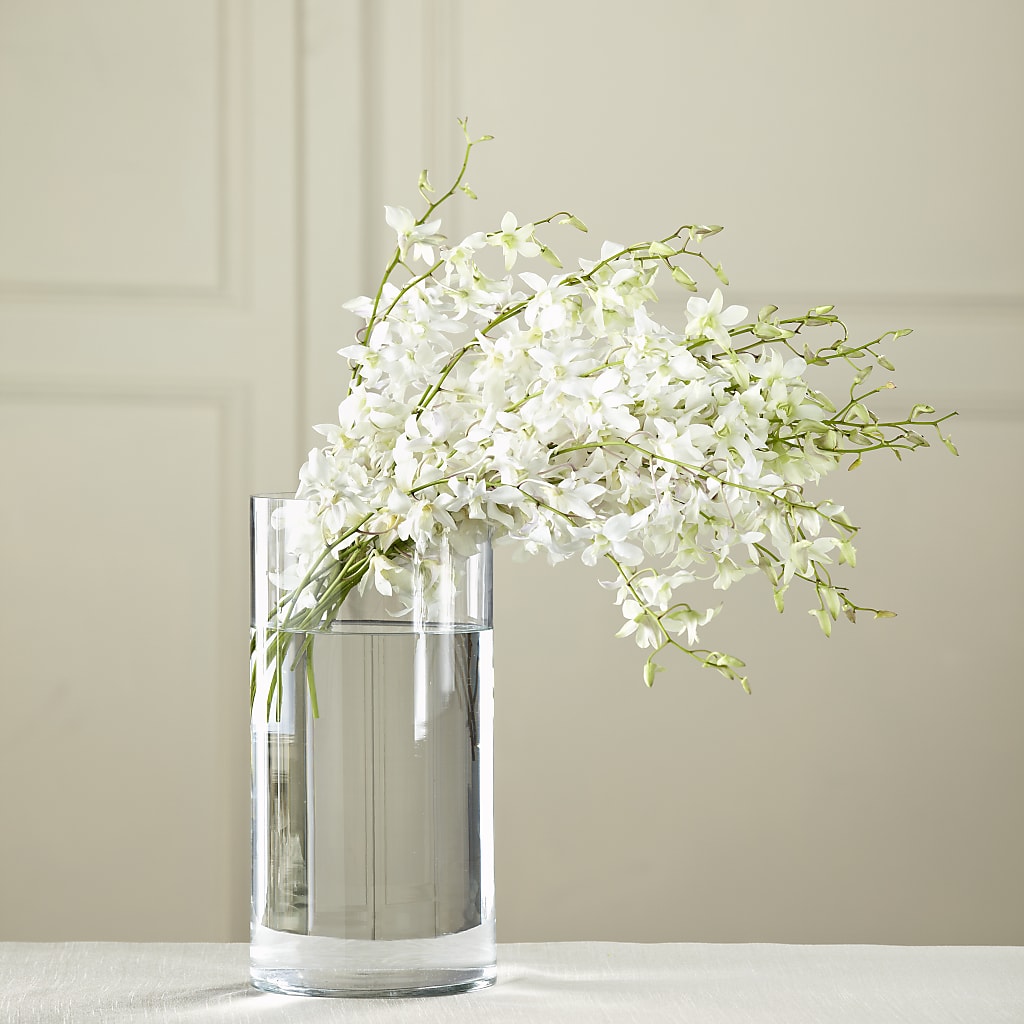 White Dendrobium Bouquet – WOYSHNER'S FLOWER SHOP, Lackawanna NY