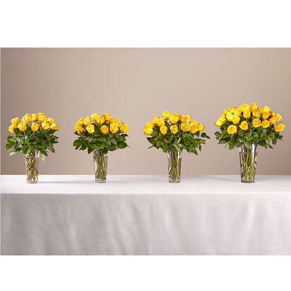 Long Stem Yellow Rose Bouquet – WOYSHNER'S FLOWER SHOP, Lackawanna NY