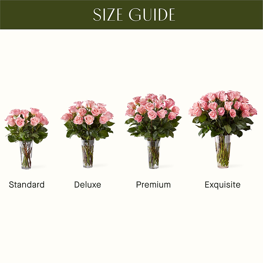 Long Stem Pink Rose Bouquet – WOYSHNER'S FLOWER SHOP, Lackawanna NY