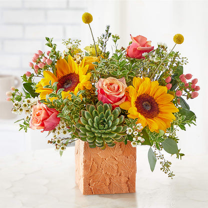 Sunflower Season Bouquet – WOYSHNER'S FLOWER SHOP, Lackawanna NY