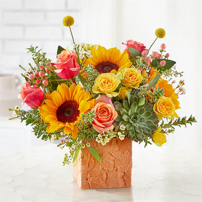 Sunflower Season Bouquet – WOYSHNER'S FLOWER SHOP, Lackawanna NY