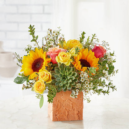 Sunflower Season Bouquet – WOYSHNER'S FLOWER SHOP, Lackawanna NY