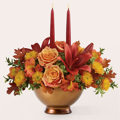 Harvest Table Centerpiece – WOYSHNER'S FLOWER SHOP, Lackawanna NY