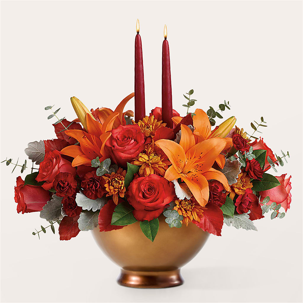 Fruits of Fall Centerpiece – WOYSHNER'S FLOWER SHOP, Lackawanna NY