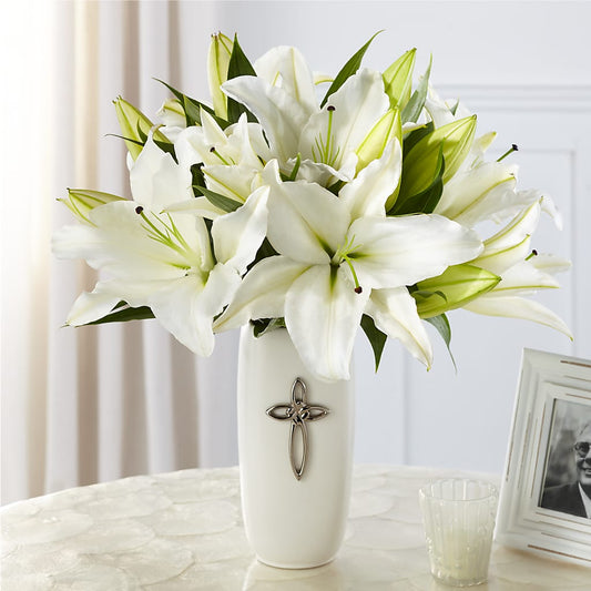 Faithful Blessings Bouquet – WOYSHNER'S FLOWER SHOP, Lackawanna NY