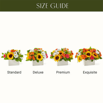 Sun-drenched Blooms Box Bouquet – WOYSHNER'S FLOWER SHOP, Lackawanna NY