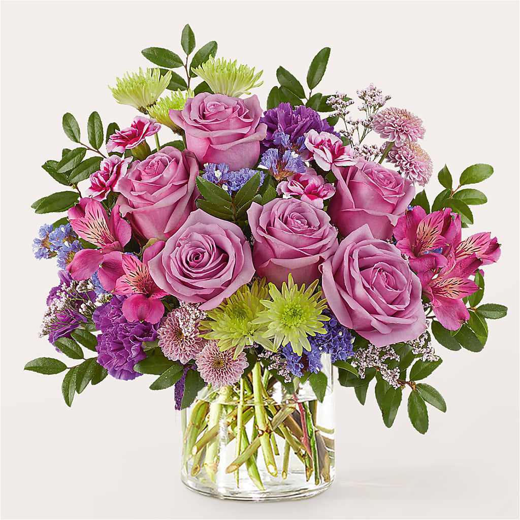 Glass Half Full Bouquet – WOYSHNER'S FLOWER SHOP, Lackawanna NY