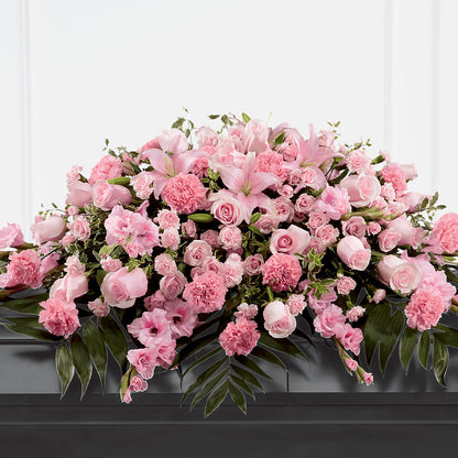 Garden of Comfort Casket Spray (Standard) – WOYSHNER'S FLOWER SHOP, Lackawanna NY
