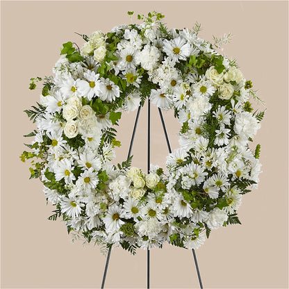 Faithful Wishes Wreath – WOYSHNER'S FLOWER SHOP, Lackawanna NY
