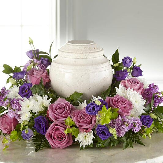 Blooming Sympathy Cremation Adornment – WOYSHNER'S FLOWER SHOP, Lackawanna NY
