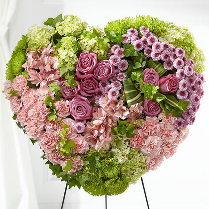 Heartwarming Standing Heart – WOYSHNER'S FLOWER SHOP, Lackawanna NY
