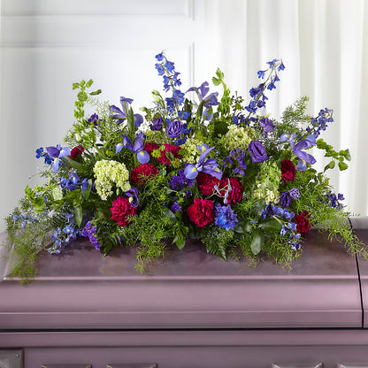 Always Treasured Casket Spray – WOYSHNER'S FLOWER SHOP, Lackawanna NY