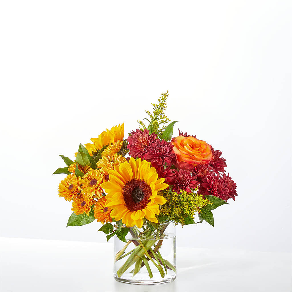 Flannel Scarf Bouquet – WOYSHNER'S FLOWER SHOP, Lackawanna NY