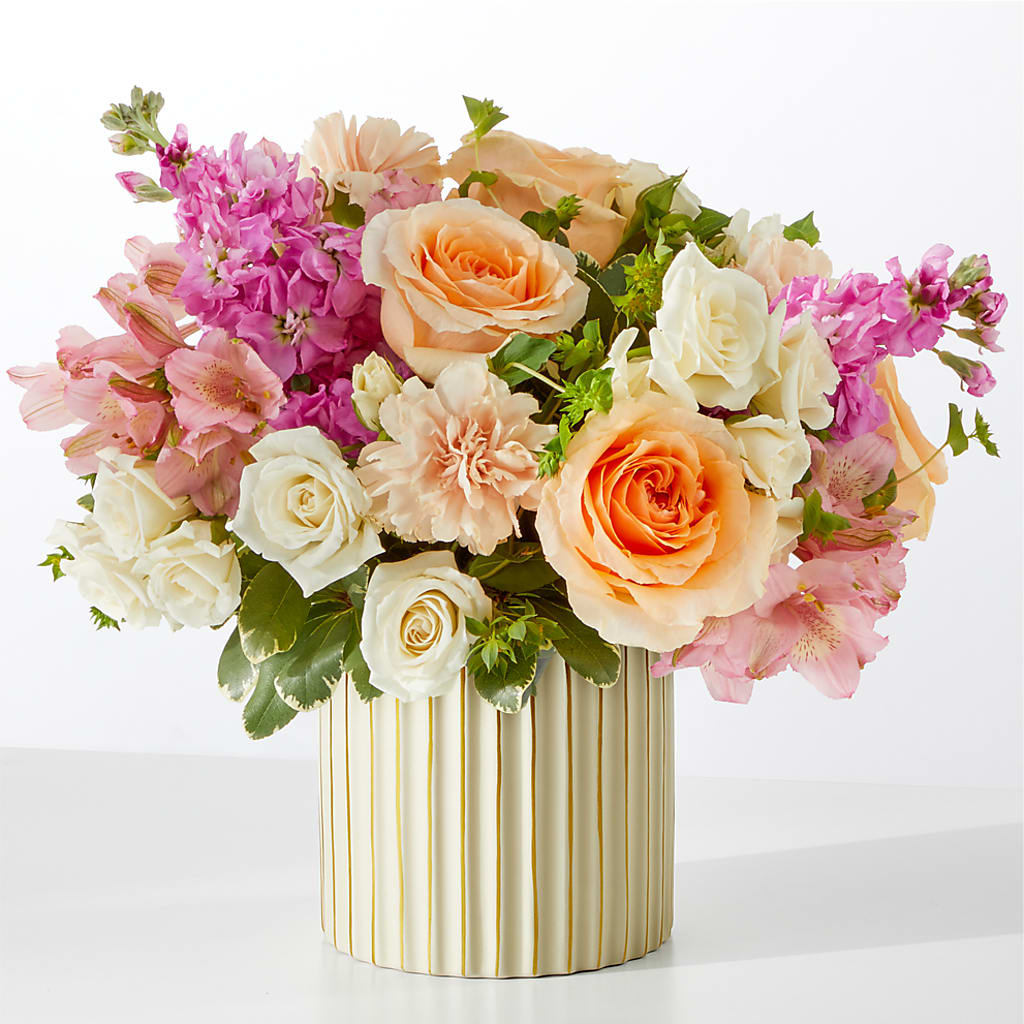 Paradise Bouquet with Ivory Vase – WOYSHNER'S FLOWER SHOP, Lackawanna NY