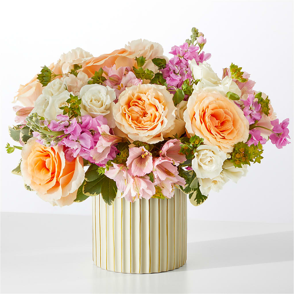 Paradise Bouquet with Ivory Vase – WOYSHNER'S FLOWER SHOP, Lackawanna NY